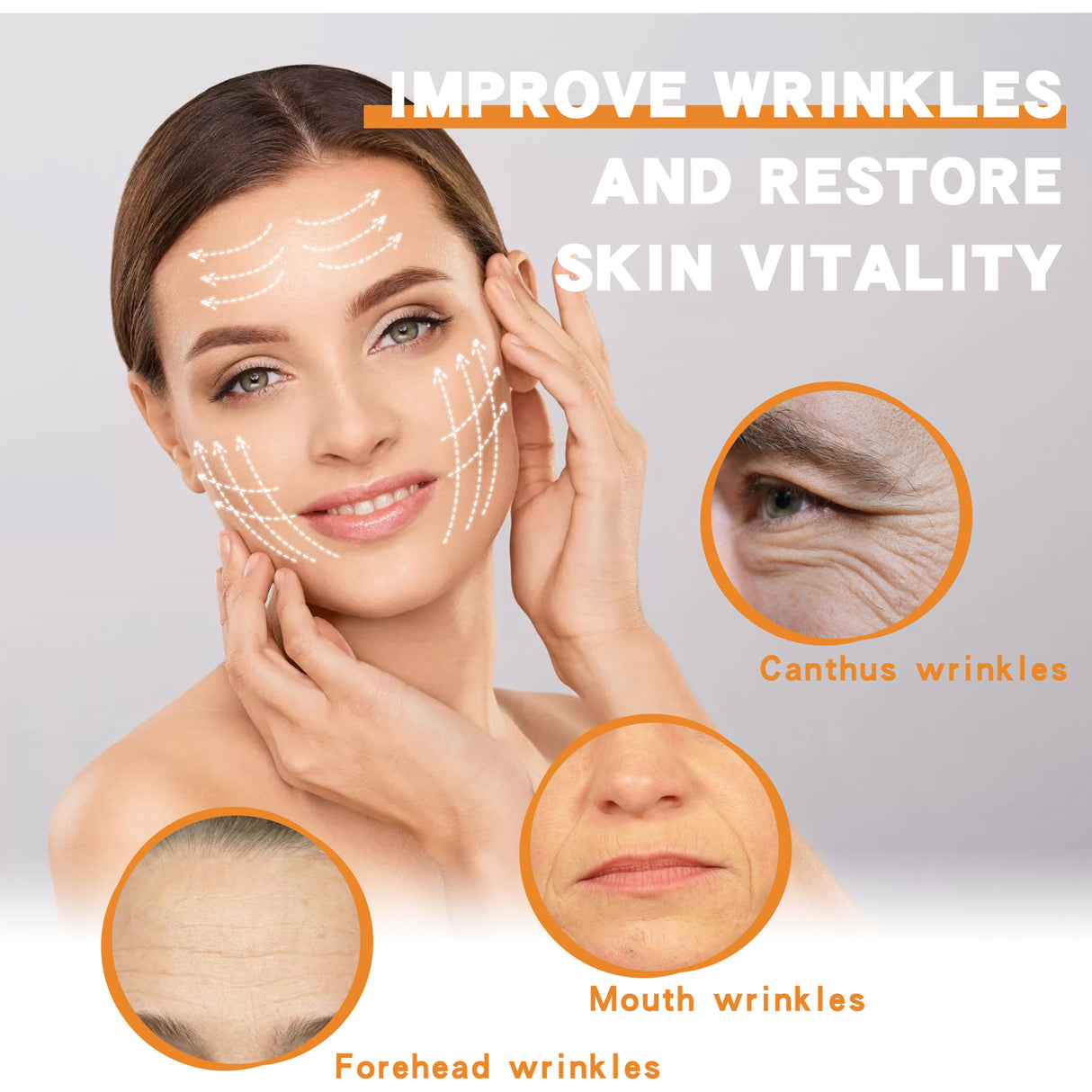 Snail Peptide Deer Bone Collagen Essence Set Lightens Fine Lines, Anti-Aging, Moisturizes And Tightens Facial Skin