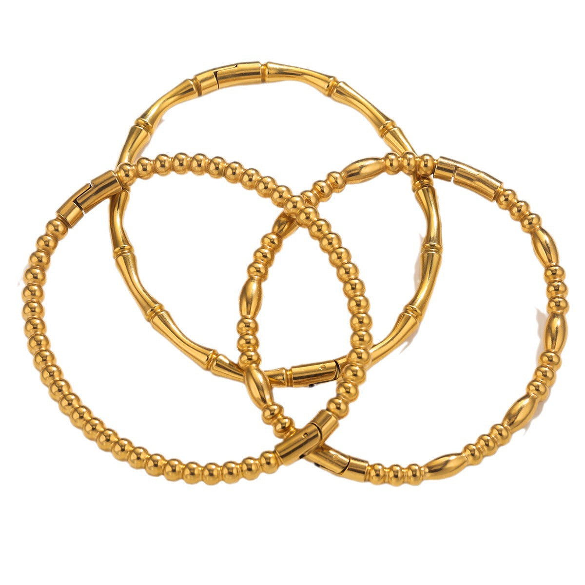 Fashion bamboo titanium steel bracelet female summer niche cold style ins stainless steel retro bamboo jewelry - V.I.P Digital Presence