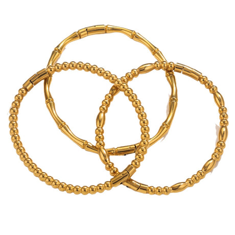 Fashion bamboo titanium steel bracelet female summer niche cold style ins stainless steel retro bamboo jewelry - V.I.P Digital Presence