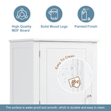 Tall bathroom storage cabinet with two drawers and adjustable shelves for independent storage - V.I.P Digital Presence