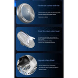 Portable Electric Shaver Pocket Shaving For Men Mini Beard Shaver LCD Power Display Rechargeable Travel Home Shaver Easy Install - V.I.P Digital Presence