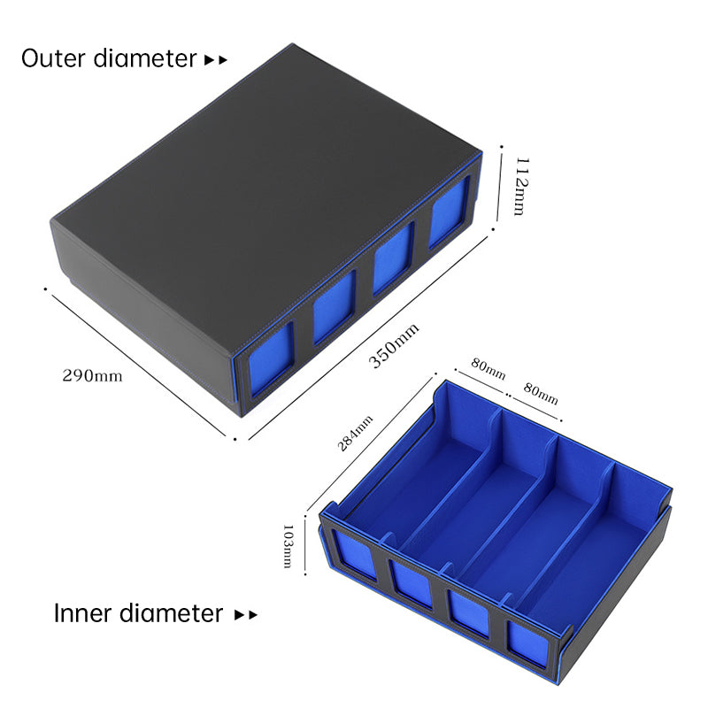 Large-capacity 3000+ Tabletop Game Card Storage Box - Yu-Gi-Oh! & Pokémon Flip-Top Card Case - V.I.P Digital Presence