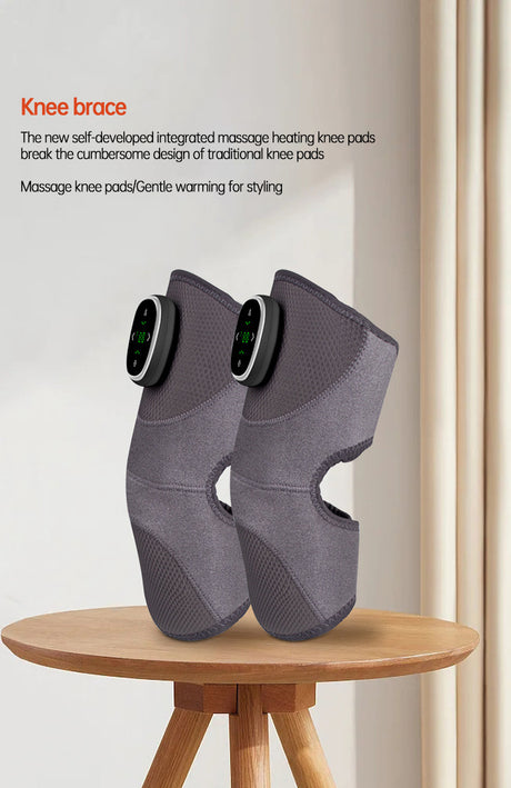 Heated Knee Brace Wrap Pad Dual-use Thermostat Usb Heating Knee Pads For Knee Sprains Strains Arthritis with massage - V.I.P Digital Presence