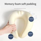 U Shaped Pillow Memory Cotton Can Store Travel Pillows, Nap Pillows, Neck Protection Pillows, Portable Neck Pillows