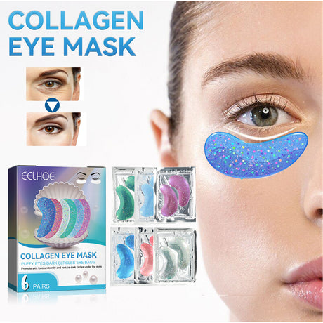 Collagen Eye Mask Removes Fine Lines And Dark Circles Hydrating And Firming Lift Crystal Eye Mask - V.I.P Digital Presence