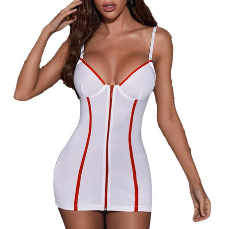 Three piece set of erotic nurse uniforms for role-playing, sexy and passionate, no need to take off erotic uniforms - V.I.P Digital Presence