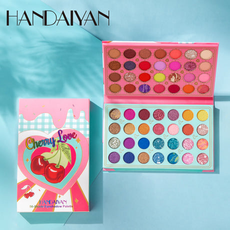 HANDAIYAN 56 Color Makeup Eyeshadow Palette Pearlescent Matte Sequins Eyeshadow Man Show Stage Makeup - V.I.P Digital Presence