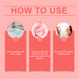 Christmas Colorful Bath Ball, Bubble Shower Fragrance Moisturizes Long-Lasting Plant Cleaning Bath Ball