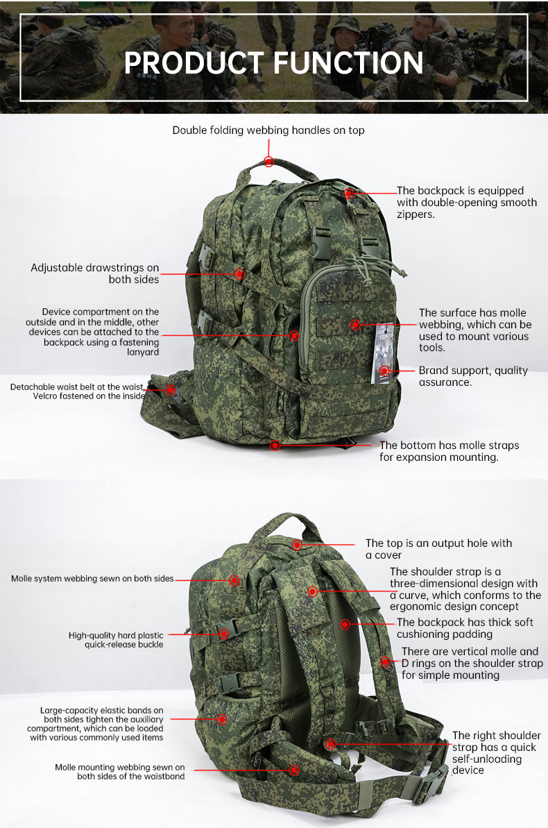 Cold War export: Russian Mammoth B tactical backpack, replica of Russian mountain special forces SPN Beaver 2 assault pack - V.I.P Digital Presence