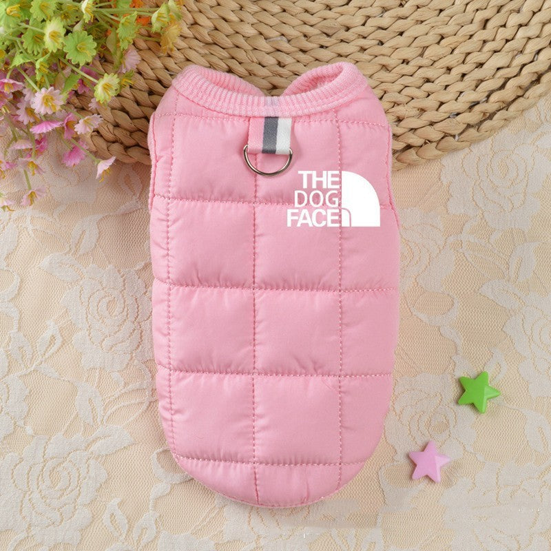 Pet dog clothing winter cotton dog vest jacket - V.I.P Digital Presence
