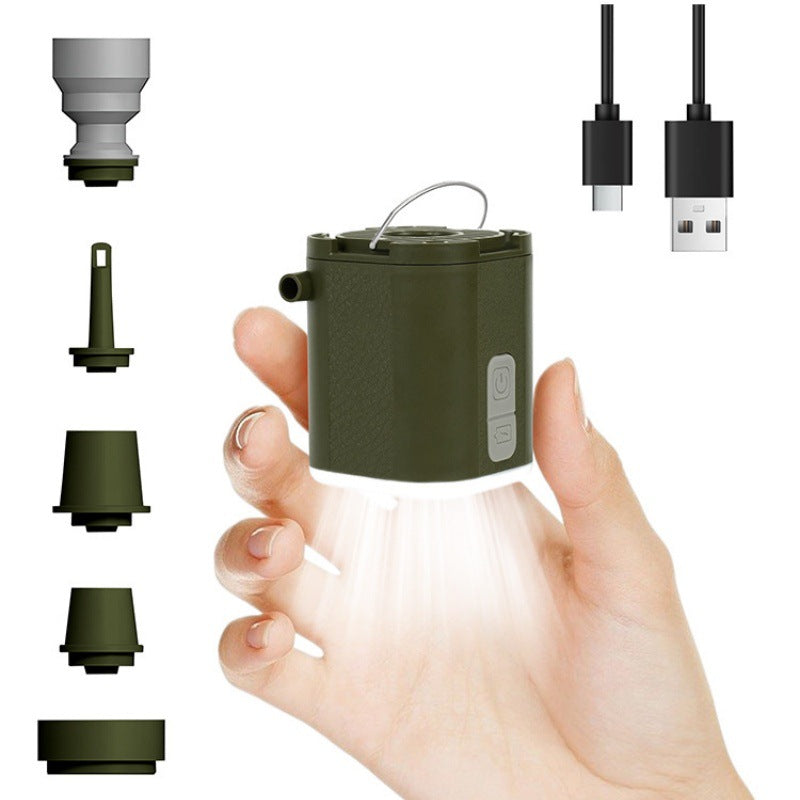 Mini Electric Pump for Inflating/Deflating Air Mattresses & Swimming Rings, Portable for Camping - V.I.P Digital Presence