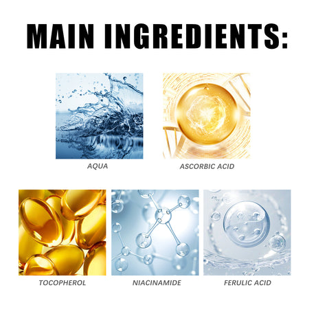 Ferulic Acid Serum, Lighten Fine Lines And Spots Revitalize Skin Delicate Pores Repair Dry Skin Moisturize - V.I.P Digital Presence