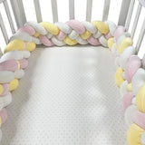 Woven baby bed surround anti-collision strip four strand Fried Dough Twists braid wrapped around the bed surround ins baby child - V.I.P Digital Presence