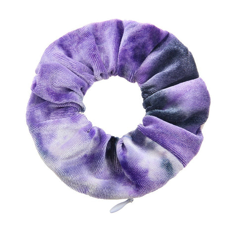 Tie dye velvet zipper large intestine loop - V.I.P Digital Presence