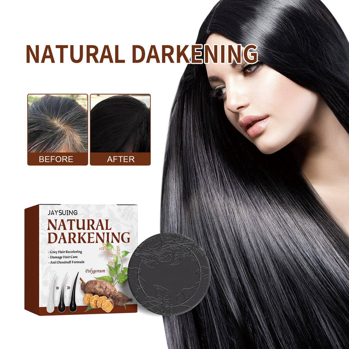 Polykum Multiflorum Repair Shampoo Natural Black Hair Moisturizing And Smoothing Shampoo - V.I.P Digital Presence