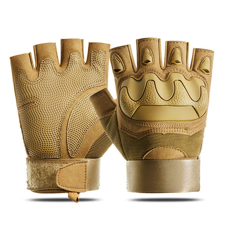 Tactical half-finger gloves men's soft shell protective microfiber special forces military fans sports cycling outdoor - V.I.P Digital Presence