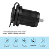 Car Cigarette Lighter Socket 12V-24V Waterproof Plug Power Outlet Adapter for Marine Boat Motorcycle Truck RV ATV with Wire D5 - V.I.P Digital Presence