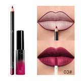 Pudaier 36 Color Matte Lip Gloss Lip Liner Matte Matte Lip Glaze Lipstick Pencil - V.I.P Digital Presence