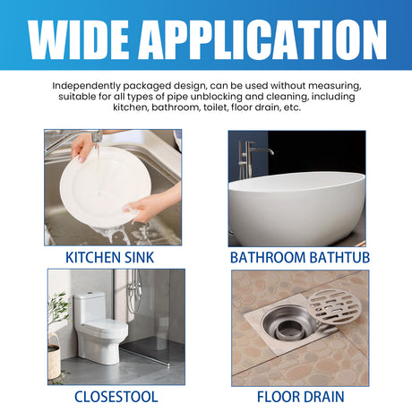 Pipe Unclogging Cleaning Tablet Kitchen Toilet Sewer Pipe Blockage Cleaning Unclogging Remove Odors - V.I.P Digital Presence