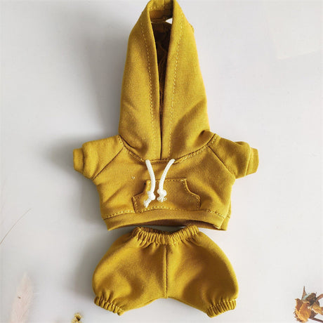 17cm Vinyl Macaron Plush Keychain Pulling Cloth Pendant Labubu Doll for Hoodie Pants Set - V.I.P Digital Presence