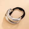 Personalized retro double-layer arc elastic hairpin irregular temperament hair ring - V.I.P Digital Presence