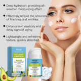 Collagen Facial Moisturizer Hydrates And Moisturizes The Facial Skin With A Soft Moisturizing Cream That Reduces Fine Lines
