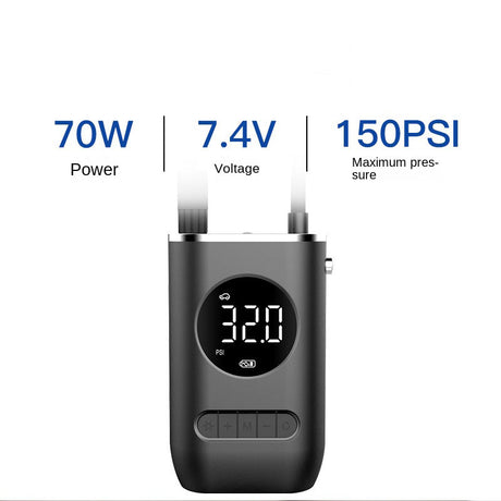 New Car Portable Inflator Pump Mini Bicycle Electric Tire Handheld Wireless Charging Super Car Inflator Pump - V.I.P Digital Presence