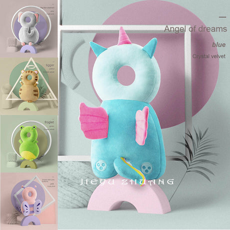 Newborn Toddler Baby Head Protector Safety Pad Cushion Back Prevent Injured Unicorn Bee Cartoon Security Pillows 1-3Y - V.I.P Digital Presence