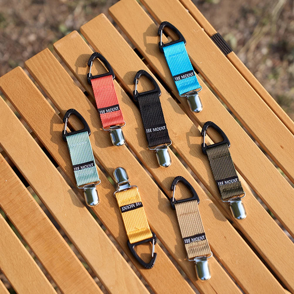 Outdoor travel straw hat clip multifunctional glove clip towel clip triangular ribbon buckle mountain buckle - V.I.P Digital Presence