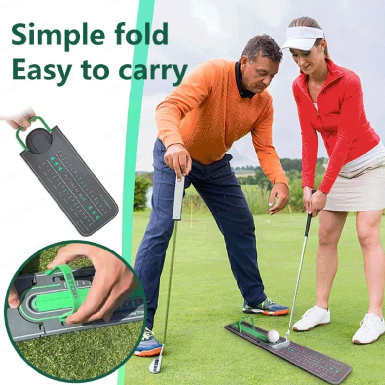 Golf Distance Putting Precision Drill Golf Putting Green Mat Putting Ball Pad Mini Putting Training Aids Golf Accessories Golf - V.I.P Digital Presence