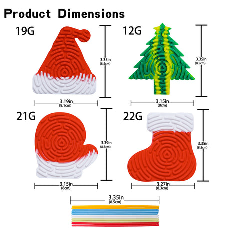Silicone decompression toy Christmas puzzle children's sensory toy - V.I.P Digital Presence
