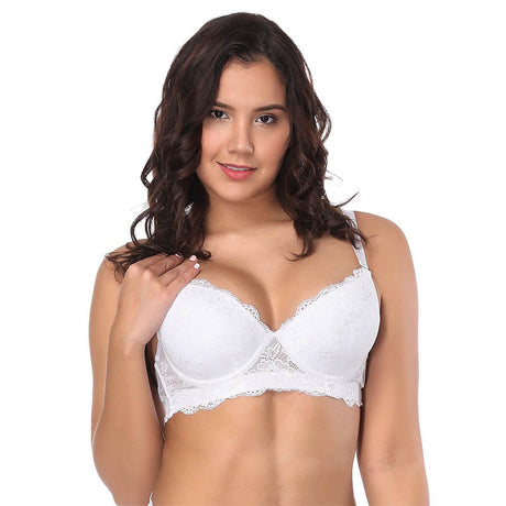 Underwear lace sexy bra thin mold cup steel ring - V.I.P Digital Presence