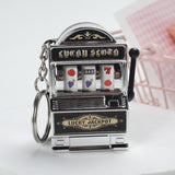 Mini fruit machine keychain pendant spinning machine game slot machine slot machine small toy lucky draw decoration - V.I.P Digital Presence