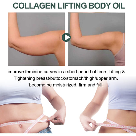 Collagen Lifting Body Oil, Lift Arm Shape Belly In Firming Skin Care Oil - V.I.P Digital Presence