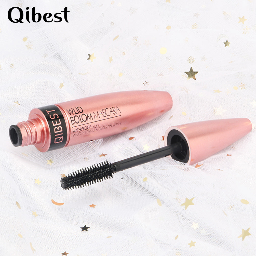 QIBEST Waterproof Sweat-Proof Dense Curly Slender No Fading No Smudges 4D Mascara - V.I.P Digital Presence