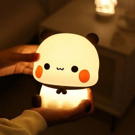 Cute Panda Night Light LED Squishy Novelty Animal Touch Night Lamp 3 Modes Dimmable Baby kids Bedroom Night light Pat Lamp - V.I.P Digital Presence