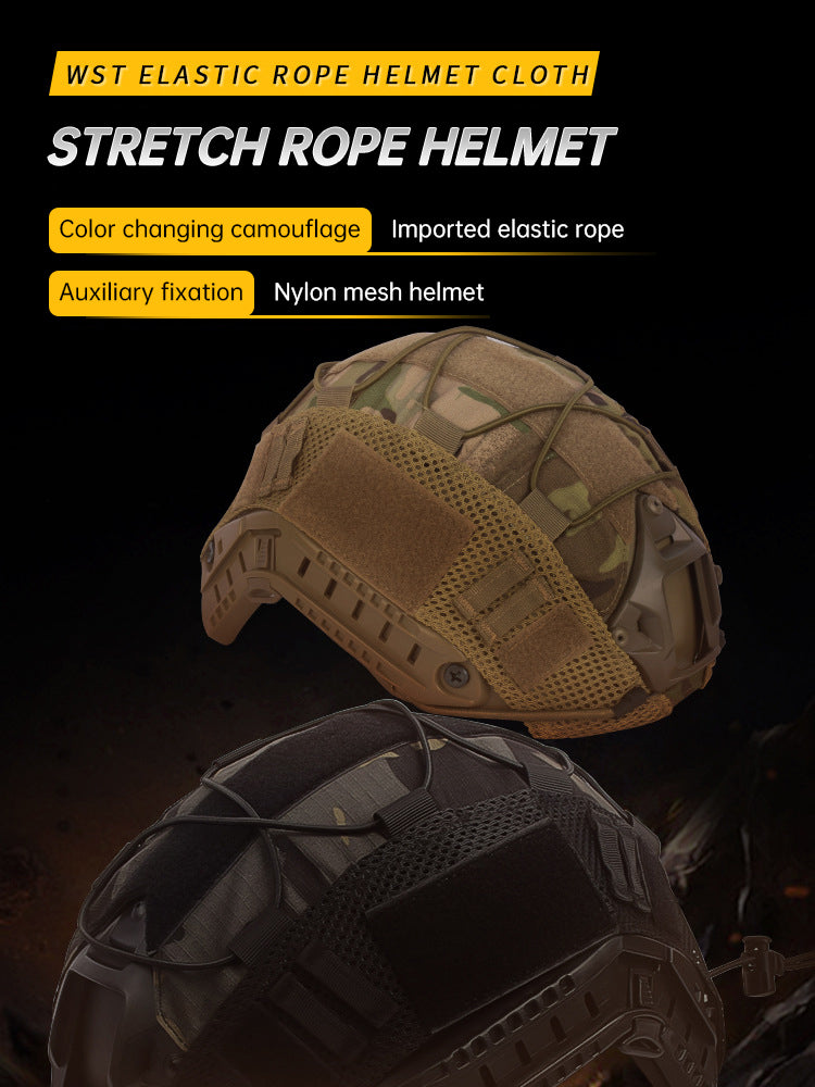 Tactical Multicam Helmet Cover for for Ops-Core FAST PJ Helmet Paintball Wargame Gear CS FAST Helmet Cover - V.I.P Digital Presence