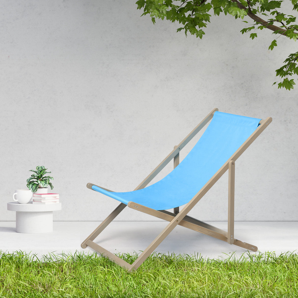 Juego de 2 sillas de playa plegables para patio, de madera, para exteriores, con altura ajustable en 3 niveles, reclinables y portátiles