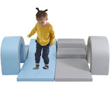 Soft Climb and Crawl Foam Playset 10 in 1 Safe Soft Foam Nugget Block for Infants Preschools