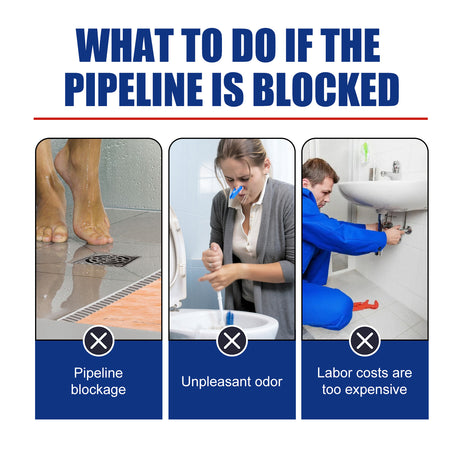 Drain Cleaner, Toilet Kitchen Drain Anti-Clogging Deodorant Dredging Cleaner - V.I.P Digital Presence