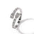 Fashionable Opening Bracelet Ins Style Diamond Set Interwoven Two Color Bracelet Personalized Hip Hop Men's Handpiece - V.I.P Digital Presence