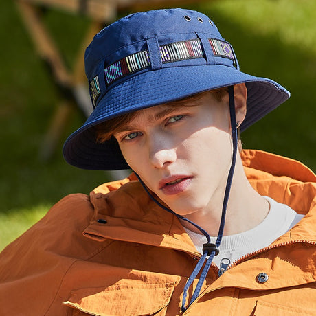 Western cowboy hat women's summer large brim Japanese fisherman hat sun protection sunshade outdoor seaside travel mountaineering hat men - V.I.P Digital Presence