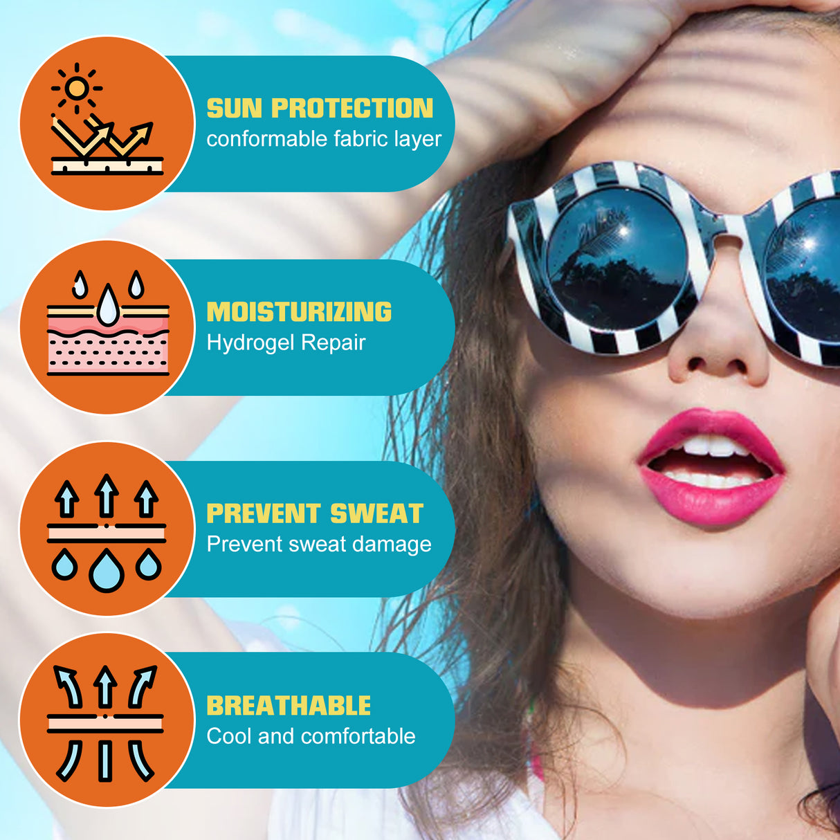 Uv Protective Mask Protective Mask For Summer Outdoor Repair Facial Skin Hydrating Protection - V.I.P Digital Presence