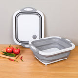 Household Multifunctional Folding Chopping Board Household Japanese Folding Board 3 In 1 All Vegetable Washing Storage - V.I.P Digital Presence