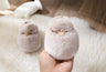 Newborn Plush Footwear Winter Thickened And Padded Infant Soft Bottom Step Front Shoes Warm Fur Baby Toddler Shoes