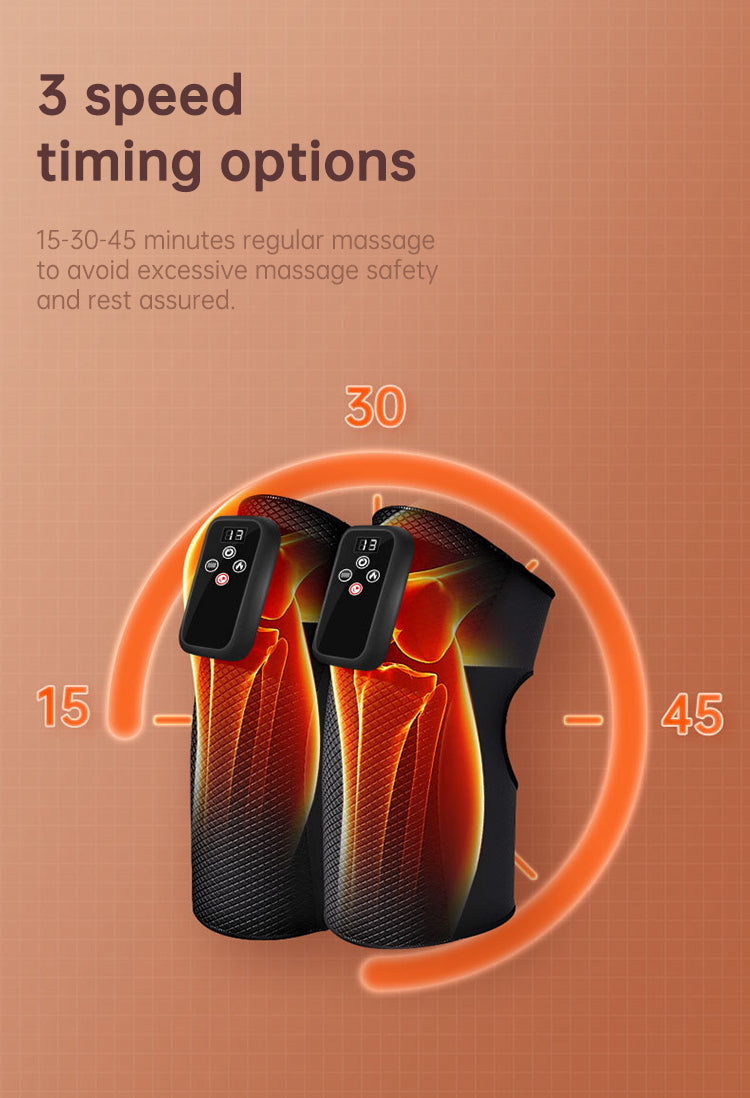 Electric heating knee massage instrument, vibration moxibustion, shoulder and elbow joint pain, hot compress knee massager for old cold legs - V.I.P Digital Presence