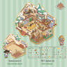 Pegatinas de paisaje, collage de escenas estereoscópicas 3D grandes, pegatinas de libro de contabilidad de escenas en miniatura, pegatinas DIY
