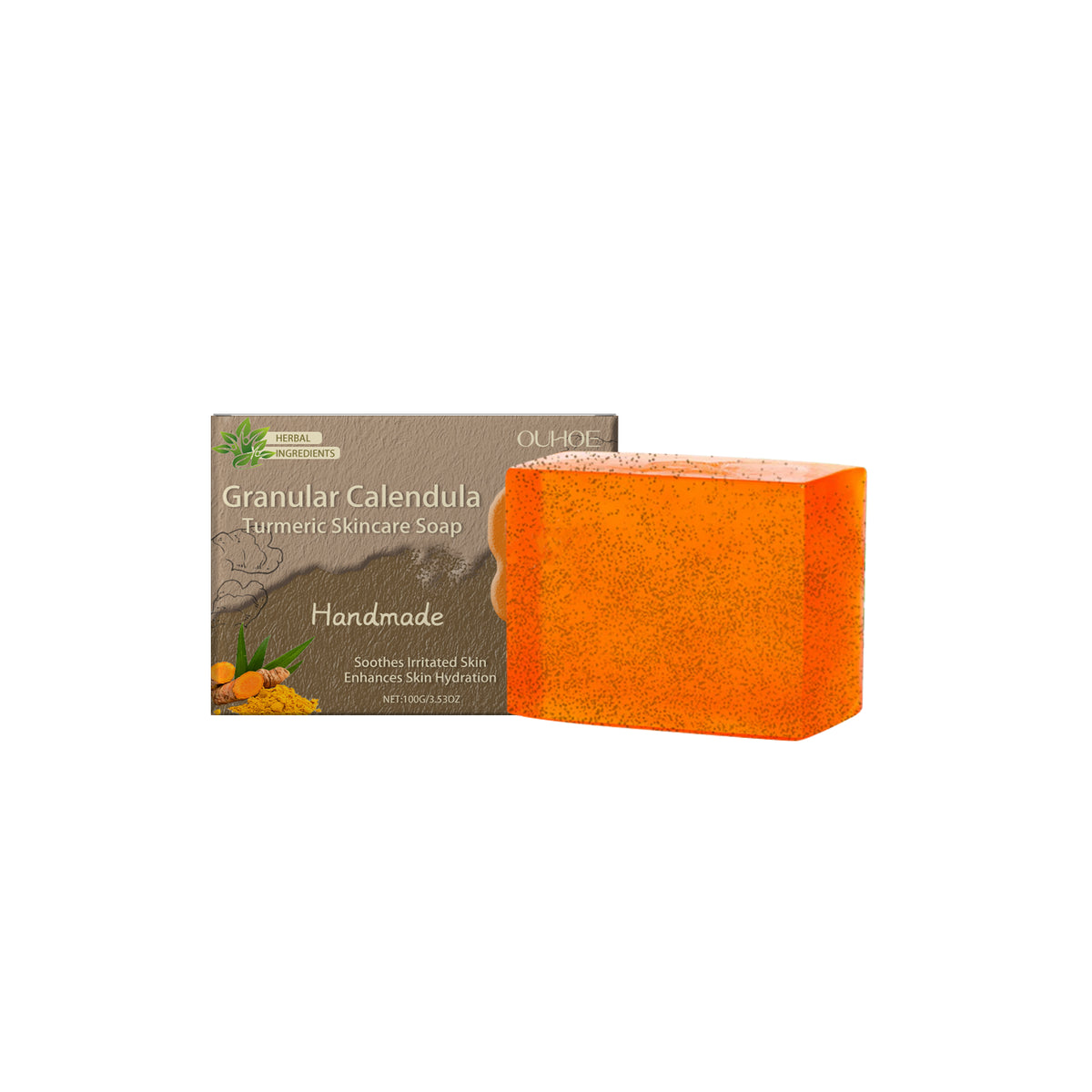 Calendula Turmeric Skin Care Soap Gently Cleans Pores And Moisturizes And Nourishes Skin And Body Bath - V.I.P Digital Presence
