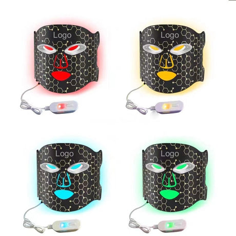 Food grade silicone beauty mask with LED photons home use beauty equipment 7 colors led face mask - V.I.P Digital Presence
