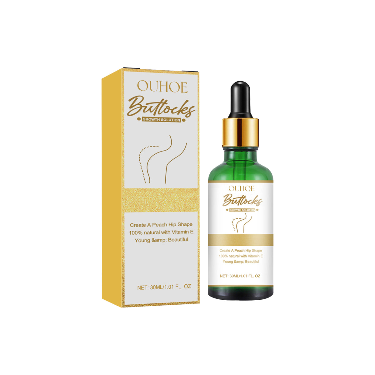 Butt Essential Oil Lift Buttock Plump Buttock Massage Firming And Lightening Orange Peel Body Shape Peach Butt Essential Oil - V.I.P Digital Presence